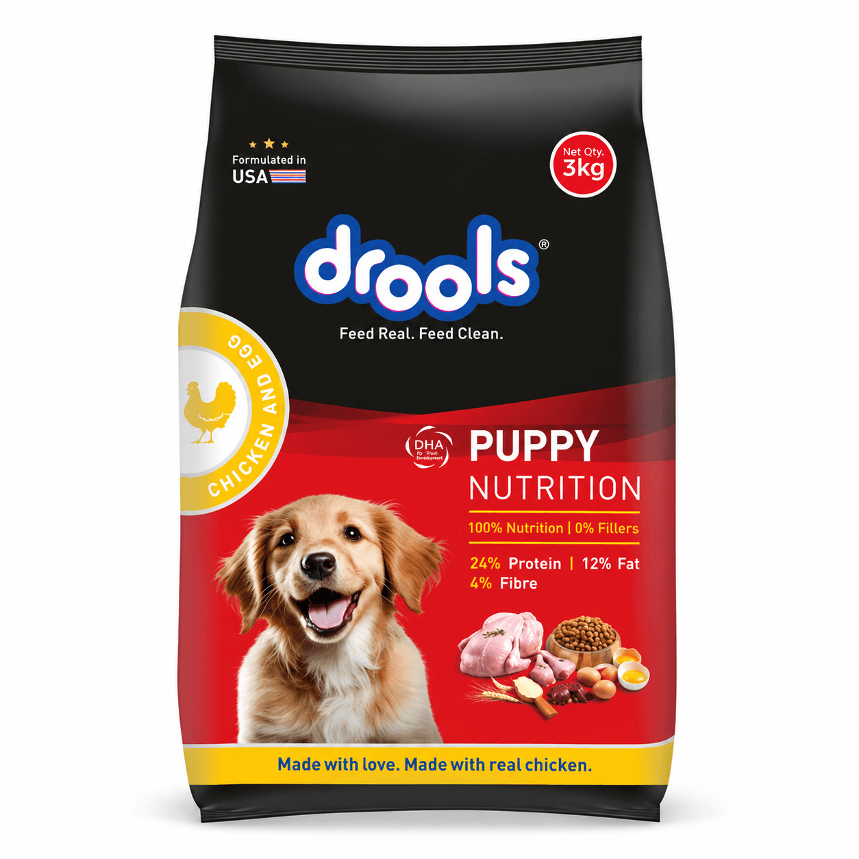 Drools Chicken and Egg Puppy Dry Dog Food