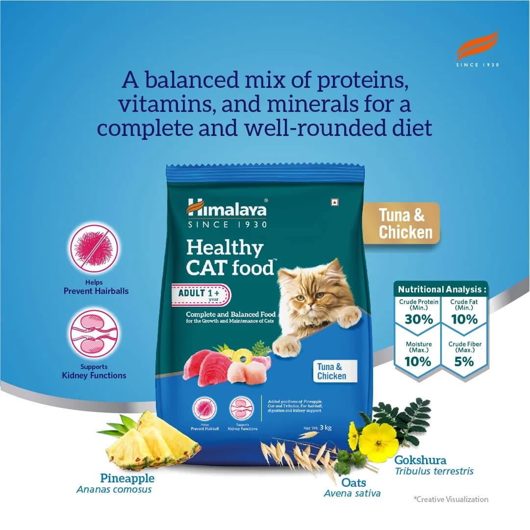 Himalaya Healthy Cat Food Adult – Tuna & Chicken view 4