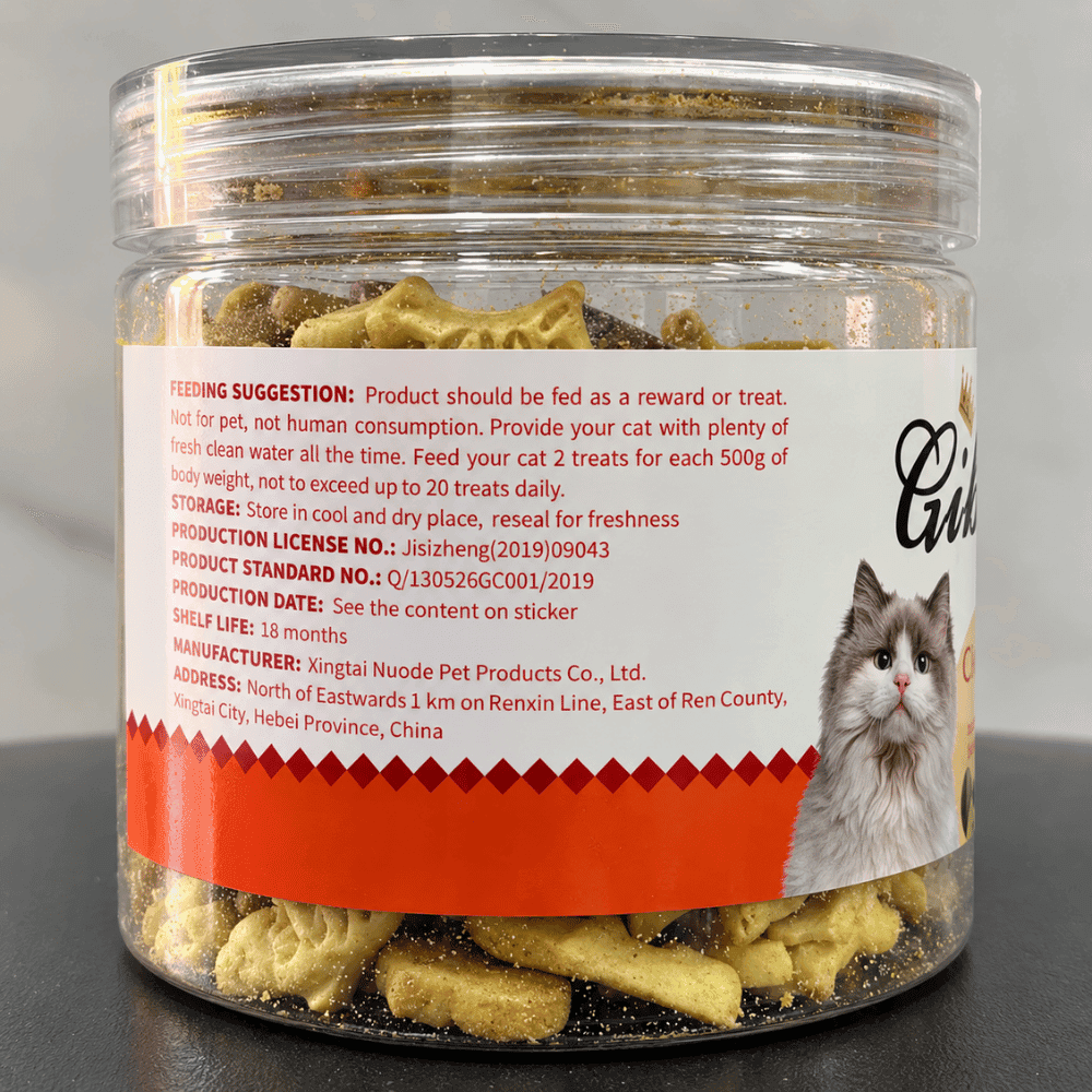 GIBO Tuna & Bonito Flavor Cat Biscuit Treats 100g view 2