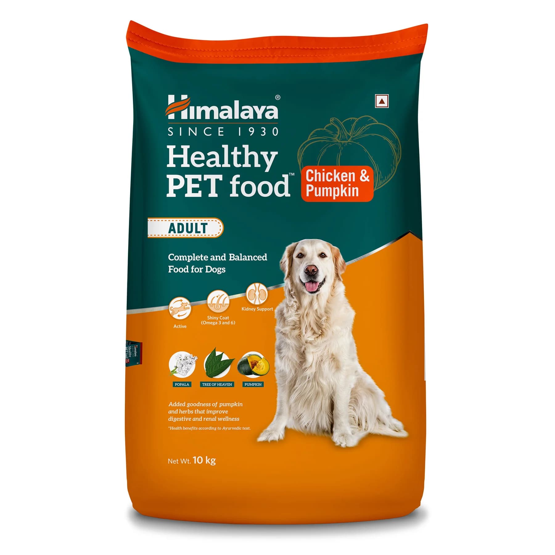 Himalaya Healthy Pet Food Adult Chicken & Pumpkin Dog Food, 10kg
