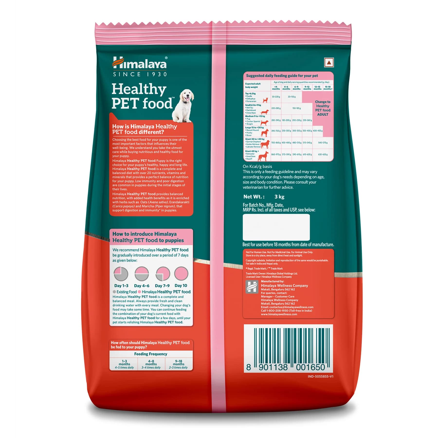 Himalaya Healthy Pet Food Puppy – Chicken & Milk view 3
