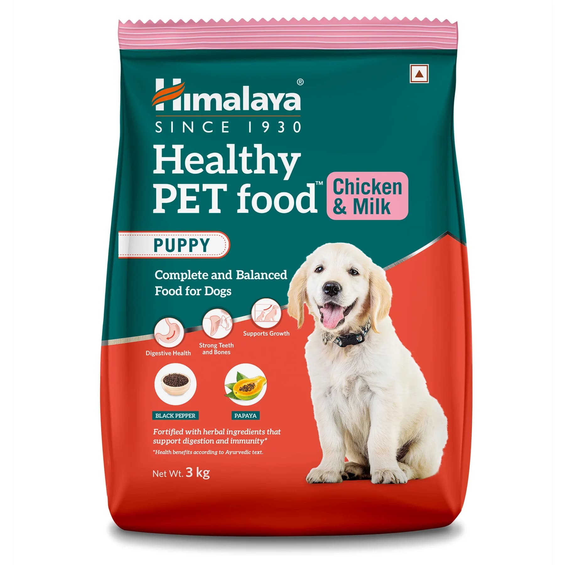 Himalaya Healthy Pet Food Puppy – Chicken & Milk, 3kg