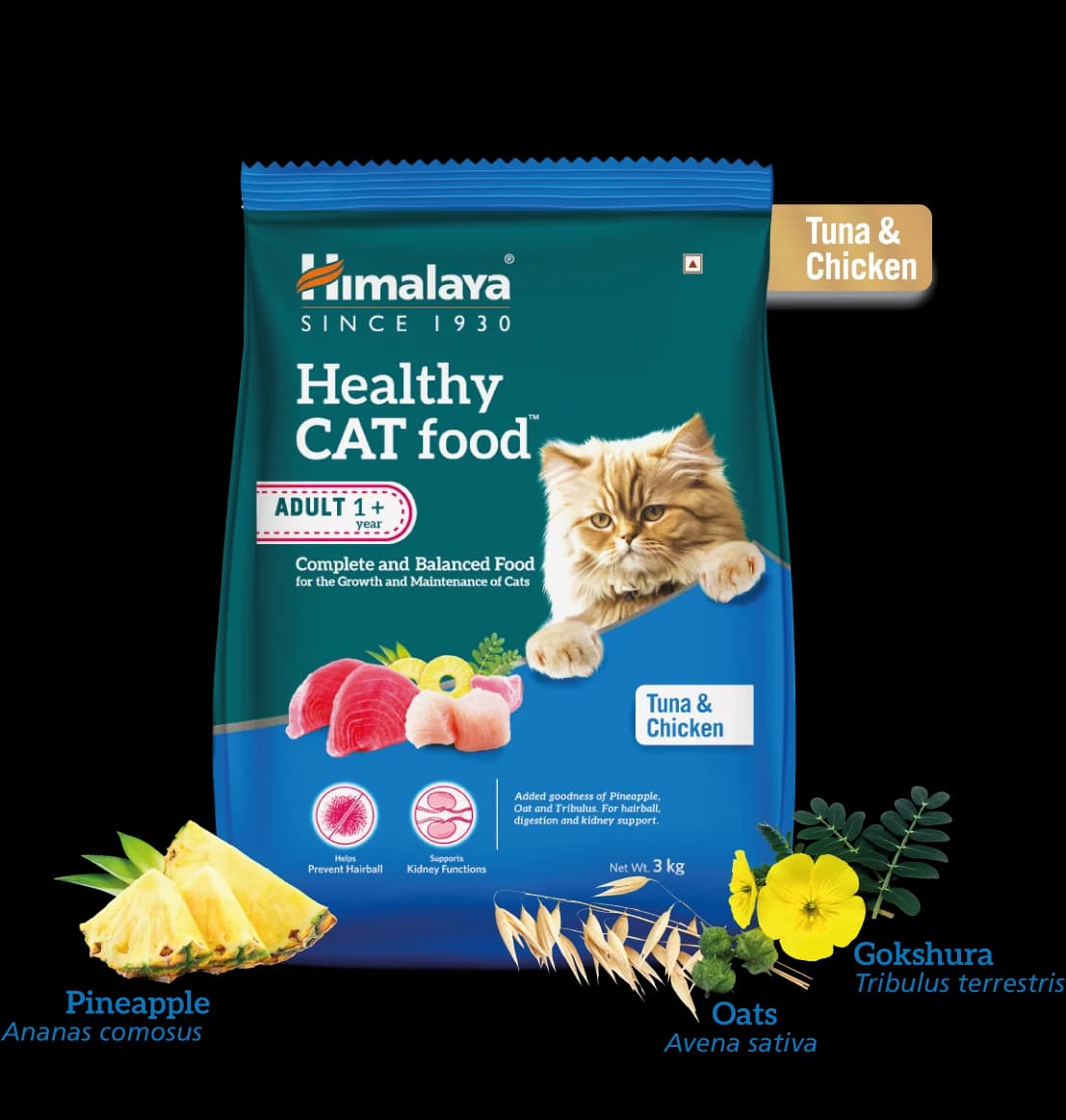 Himalaya Healthy Cat Food Adult – Tuna & Chicken