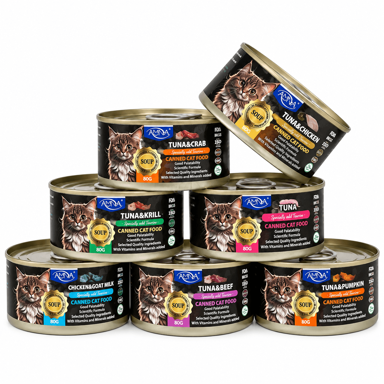 AMNA Tuna Jelly Wet Cat Food 80g view 3