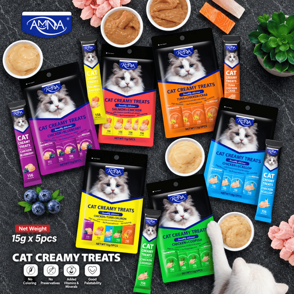 AMNA Chicken & Cat Grass Cat Creamy Treats view 3