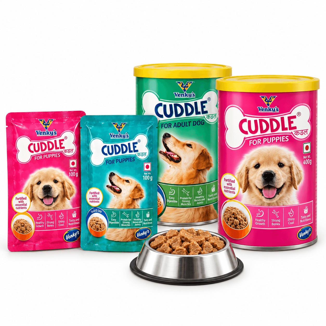 Venworld Cuddle Rich in Chicken Adult Dog Wet Food view 4