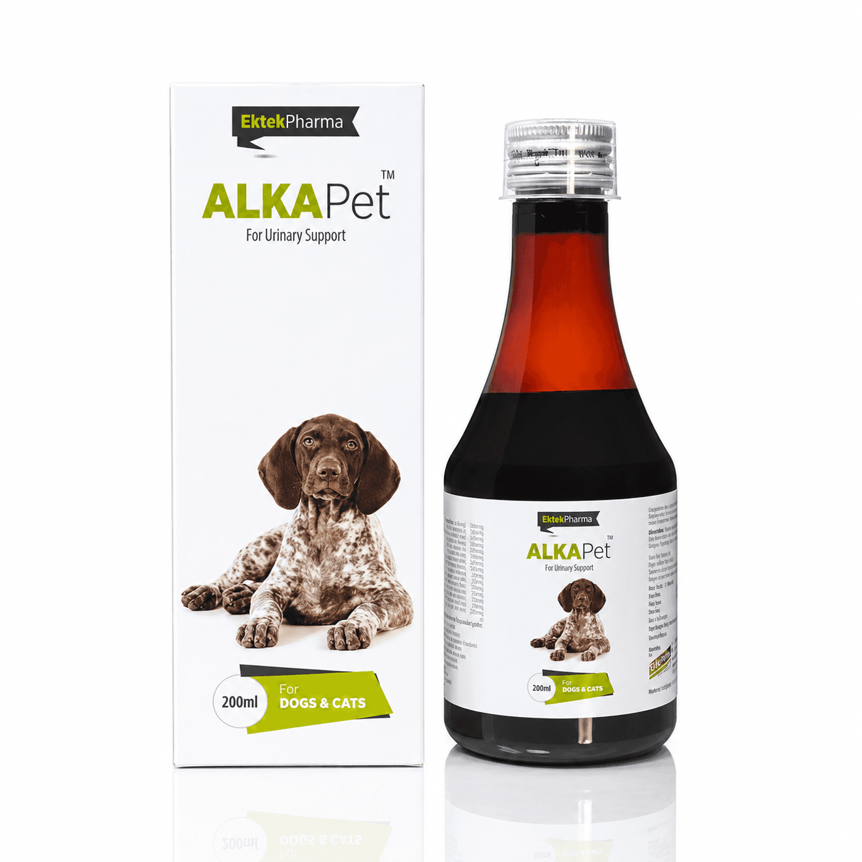 Ektek Pharma AlkaPet Urinary Support Syrup for Dogs & Cats – 200ml
