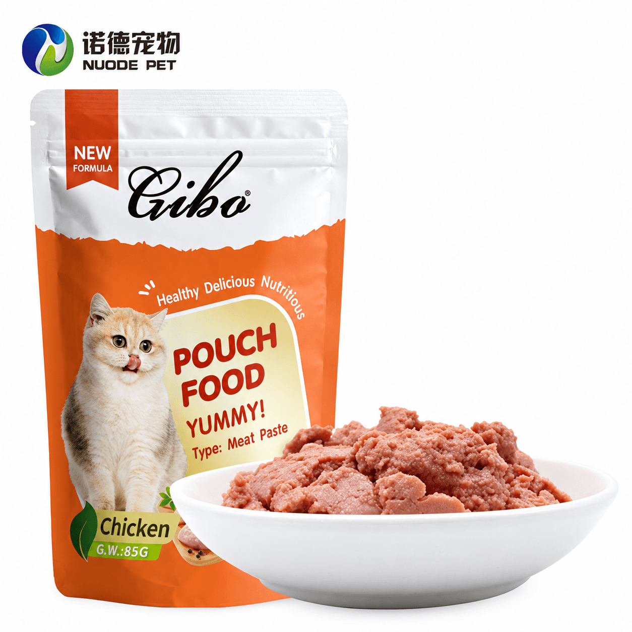 GIBO Chicken Meat Paste Wet Cat Food 85 g