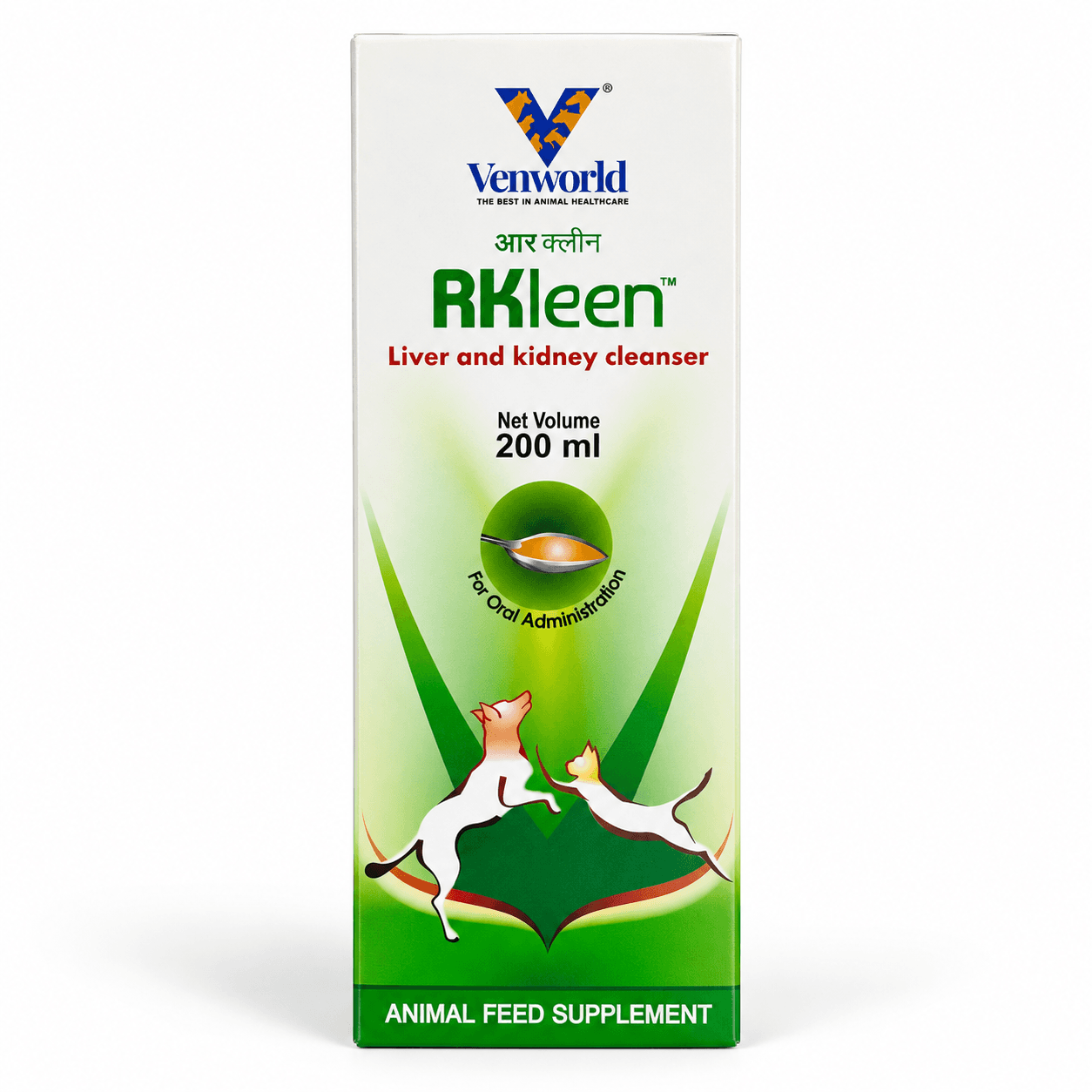 Venworld RKleen Liver & Kidney Cleanser Supplement for Dogs & Cats 200 ml
