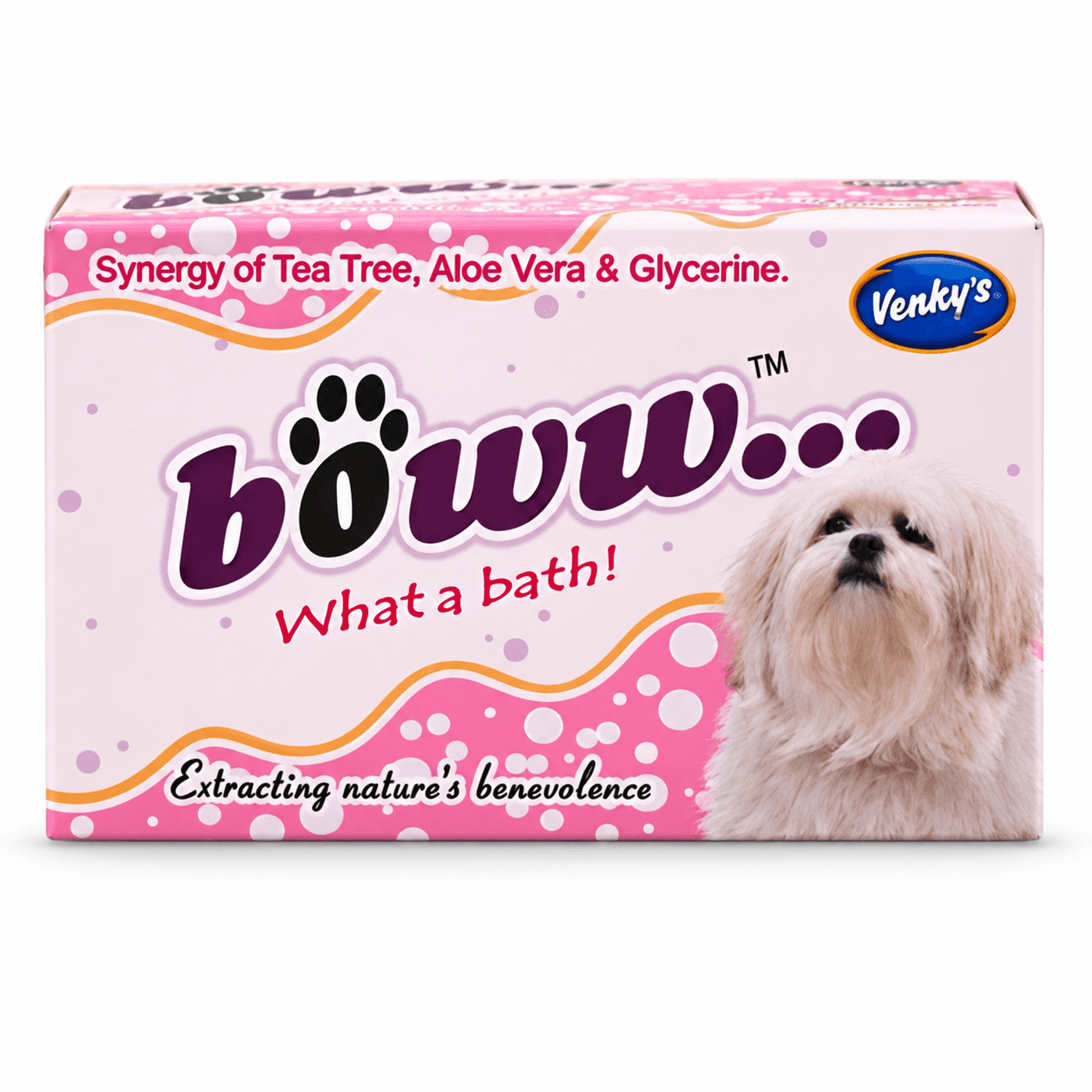 Venky’s ( Venworld )  Boww Tea Tree, Aloe Vera & Glycerine Pet Soap 75 g
