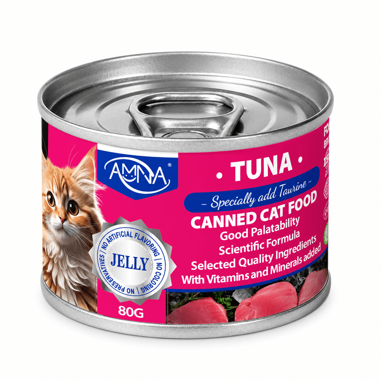 AMNA Tuna Jelly Wet Cat Food 80g