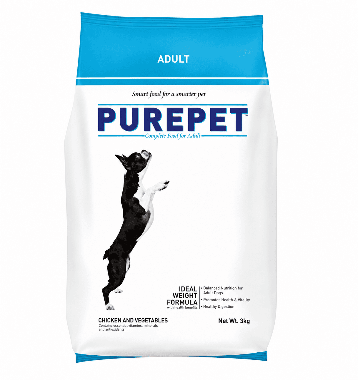 Purepet Adult Chicken & Vegetables Dry Dog Food
