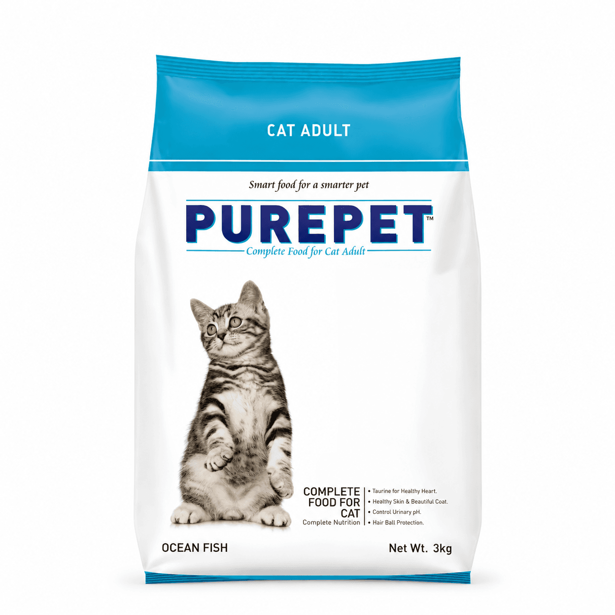 Purepet Ocean Fish Adult Dry Cat Food