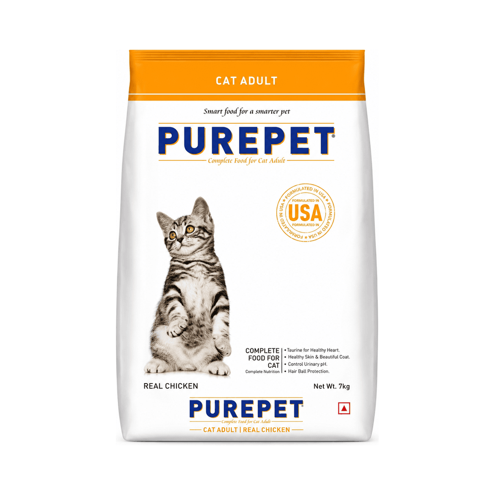 Purepet Real Chicken Adult Dry Cat Food – 7kg