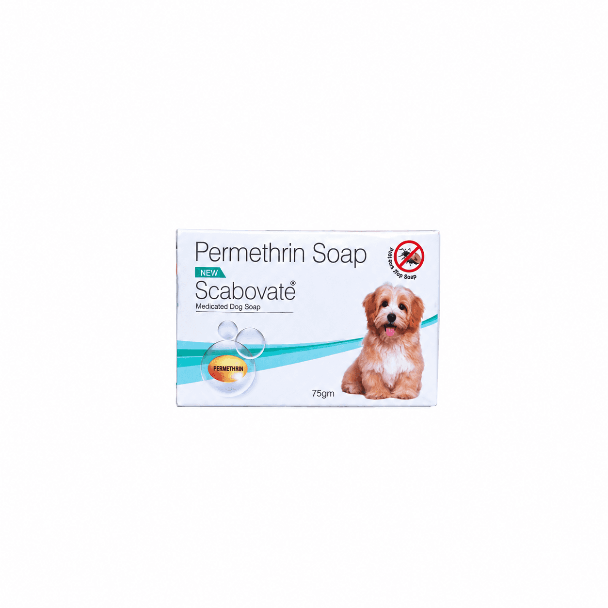 Scabovate Permethrin Medicated Dog Soap – 75g