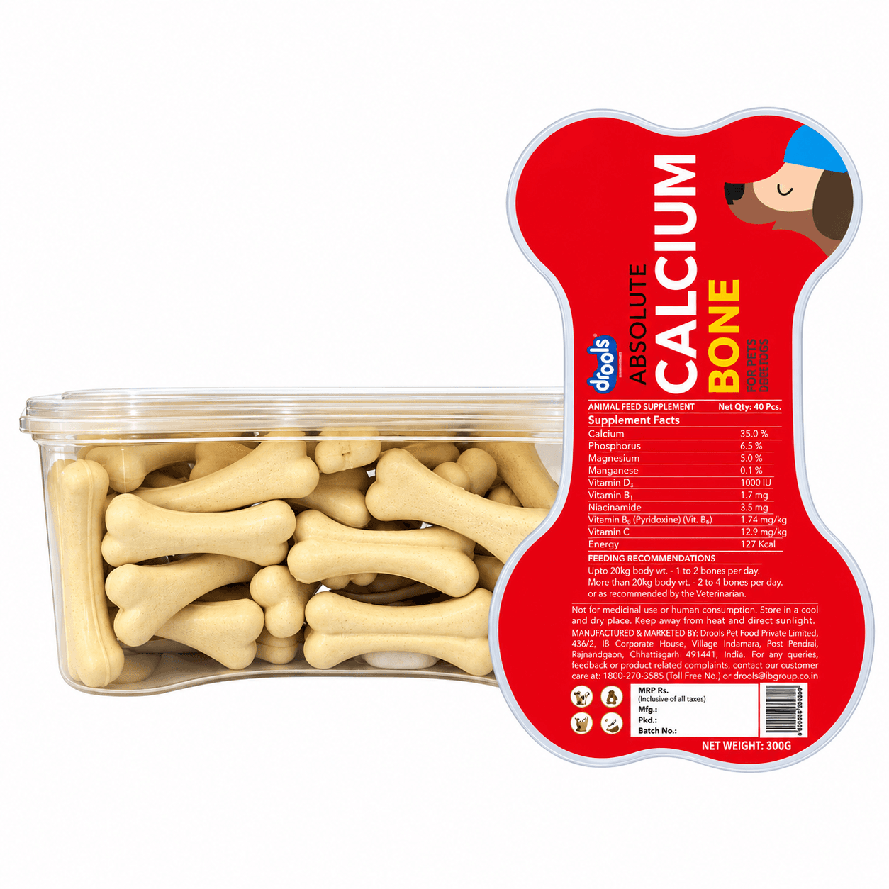 Drools Absolute Calcium Bone Dog Supplement