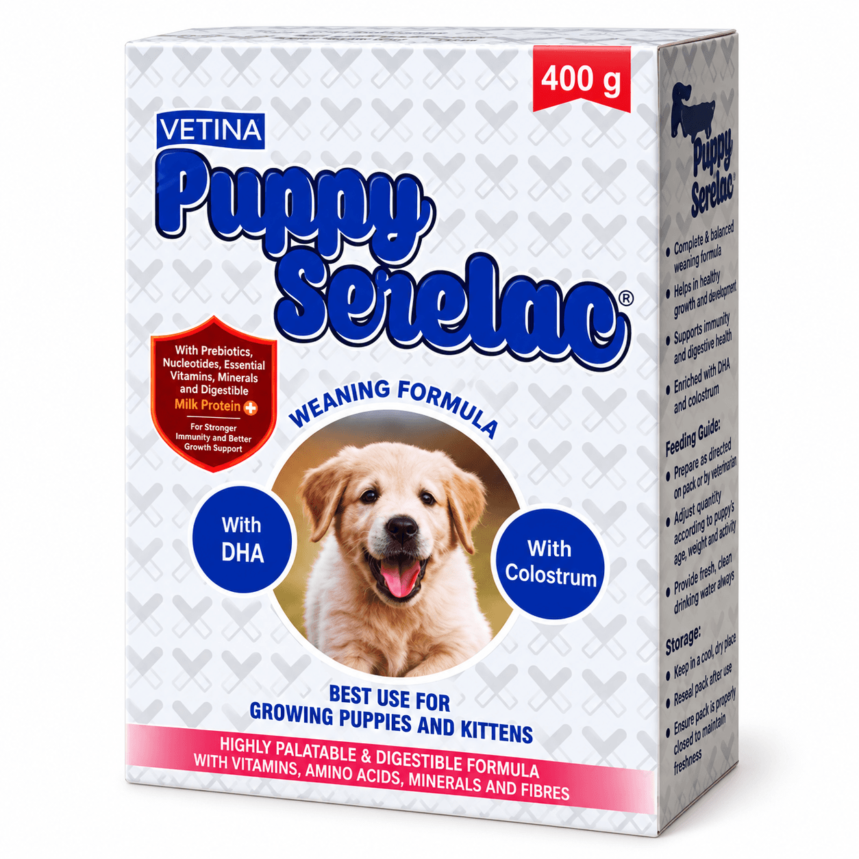 Vetina Vet’s Choice Puppy Serelac Weaning Food – 400g
