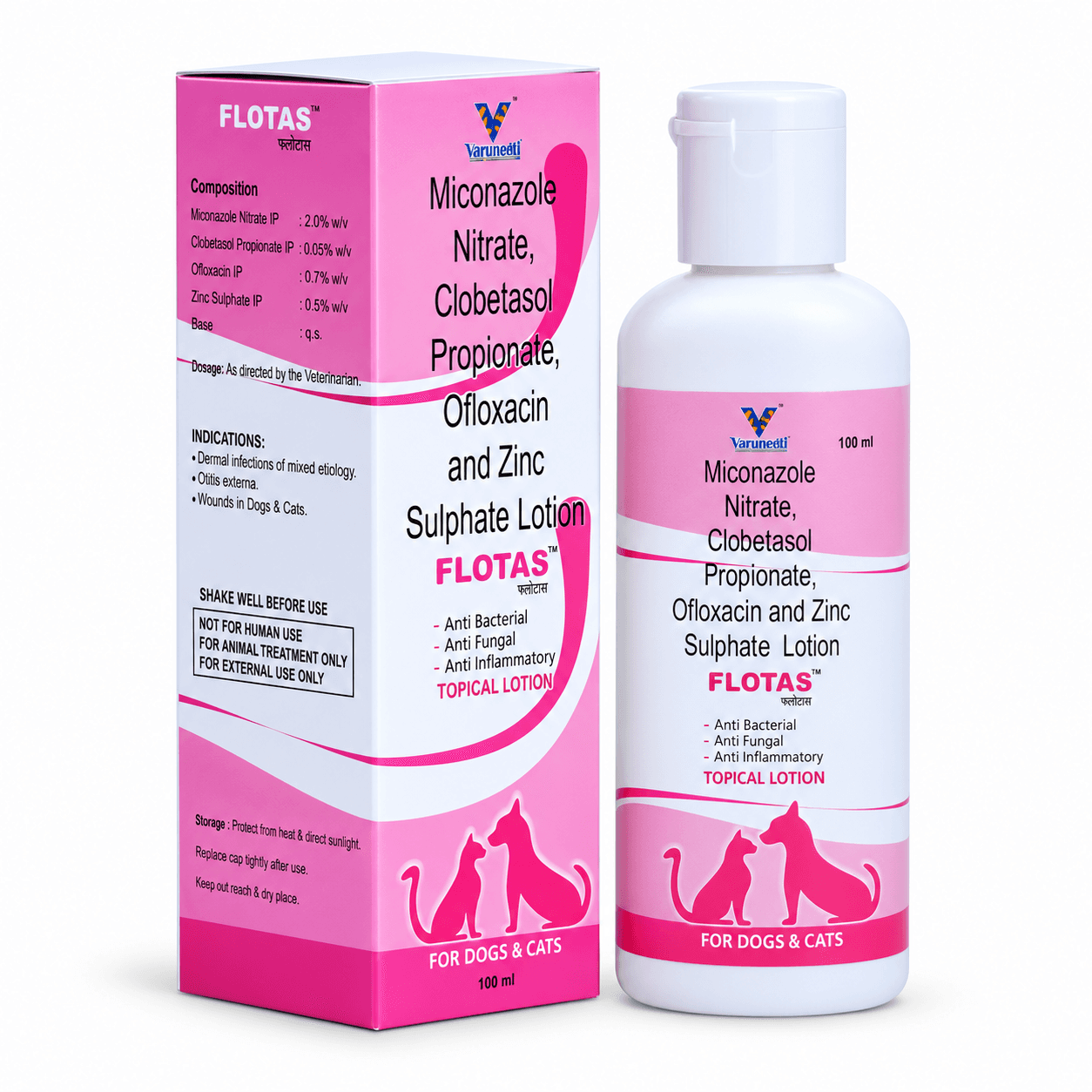Venworld Flotas Topical Lotion for Dogs & Cats 100 ml