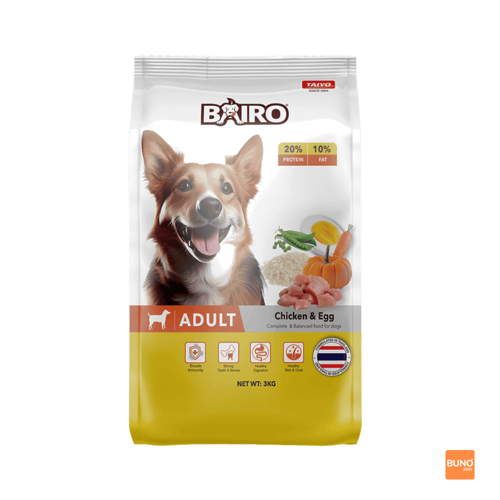 BAIRO Adult Dog Food Nepal Chicken Egg 1.1Kg 3Kg 10Kg | High Protein Dog Food Kathmandu