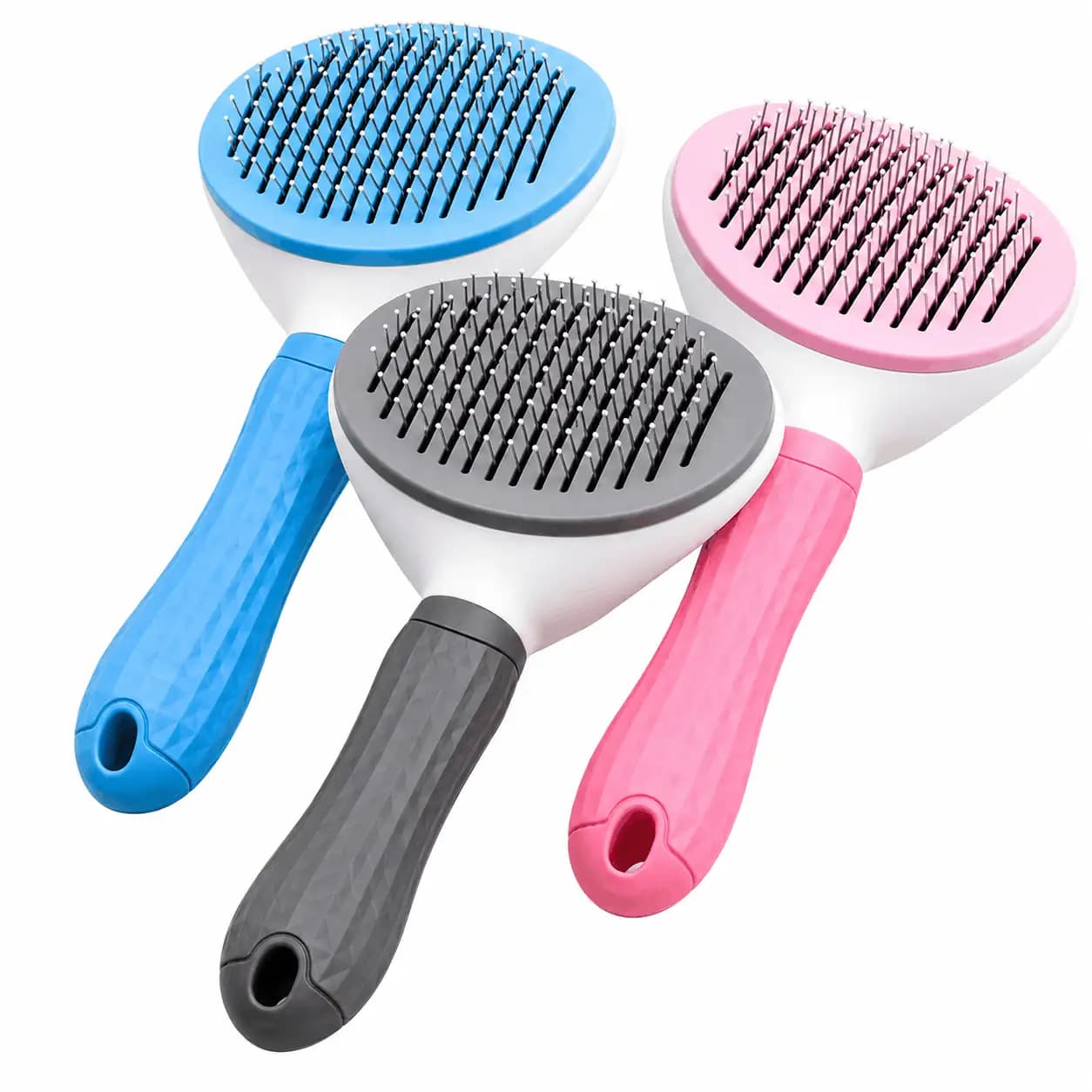Self-Cleaning Pet Grooming Brush for Dogs & Cats